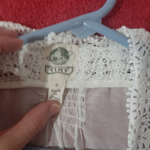 Anthropologie boho crochet silk blouse - Picture 13 of 16